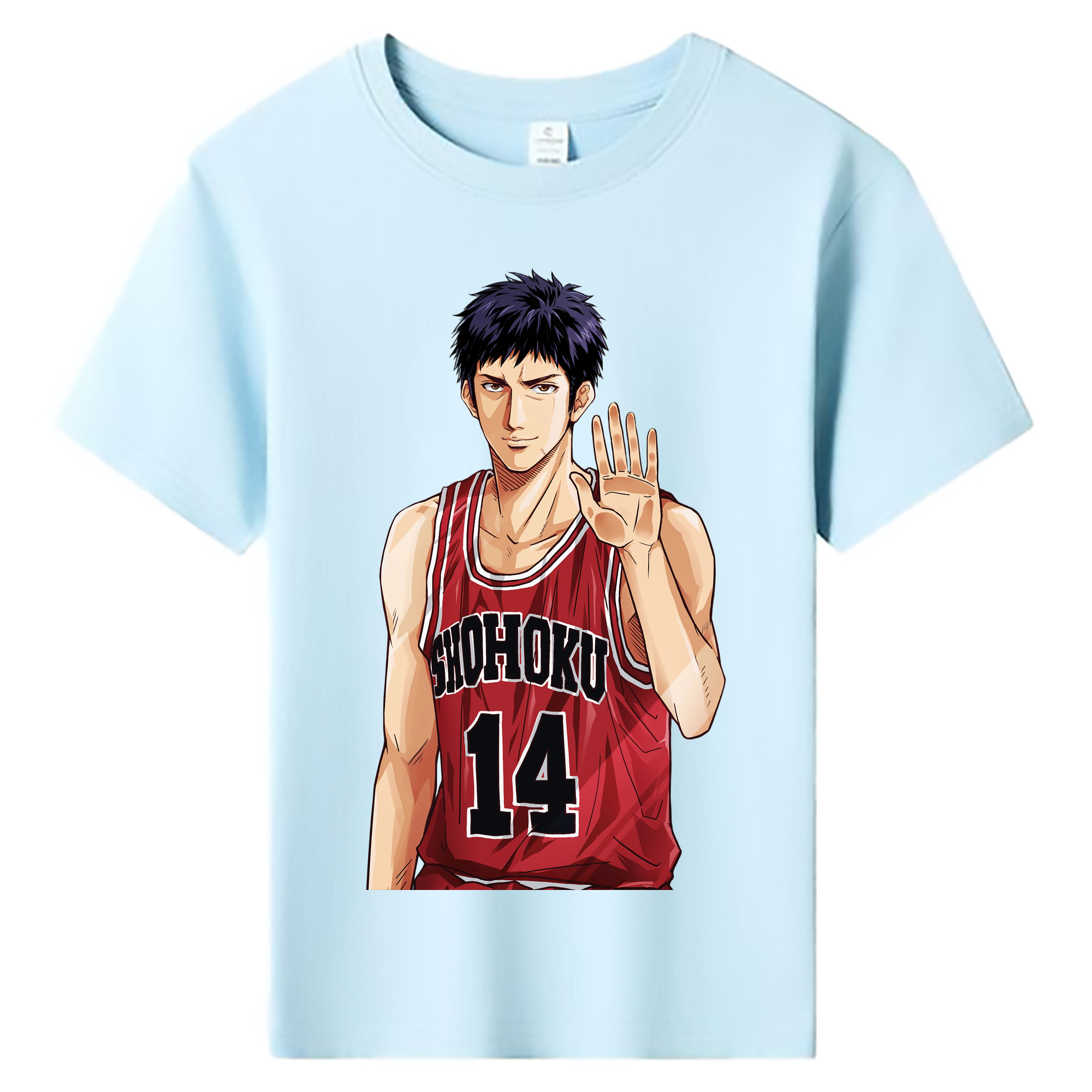 （画像用） SLAM DUNK／スラムダンク 綿100％キッズTシャツ（フロントプリント）